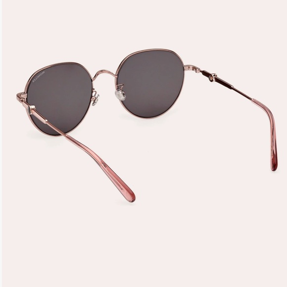 MONCLER PINK/BROWN GRADIENT ROUND SUNGLASSES ML 0236-K - Picture 6 of 7